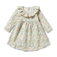 Load image into Gallery viewer, Tinker Floral Organic Ruffle Dress
