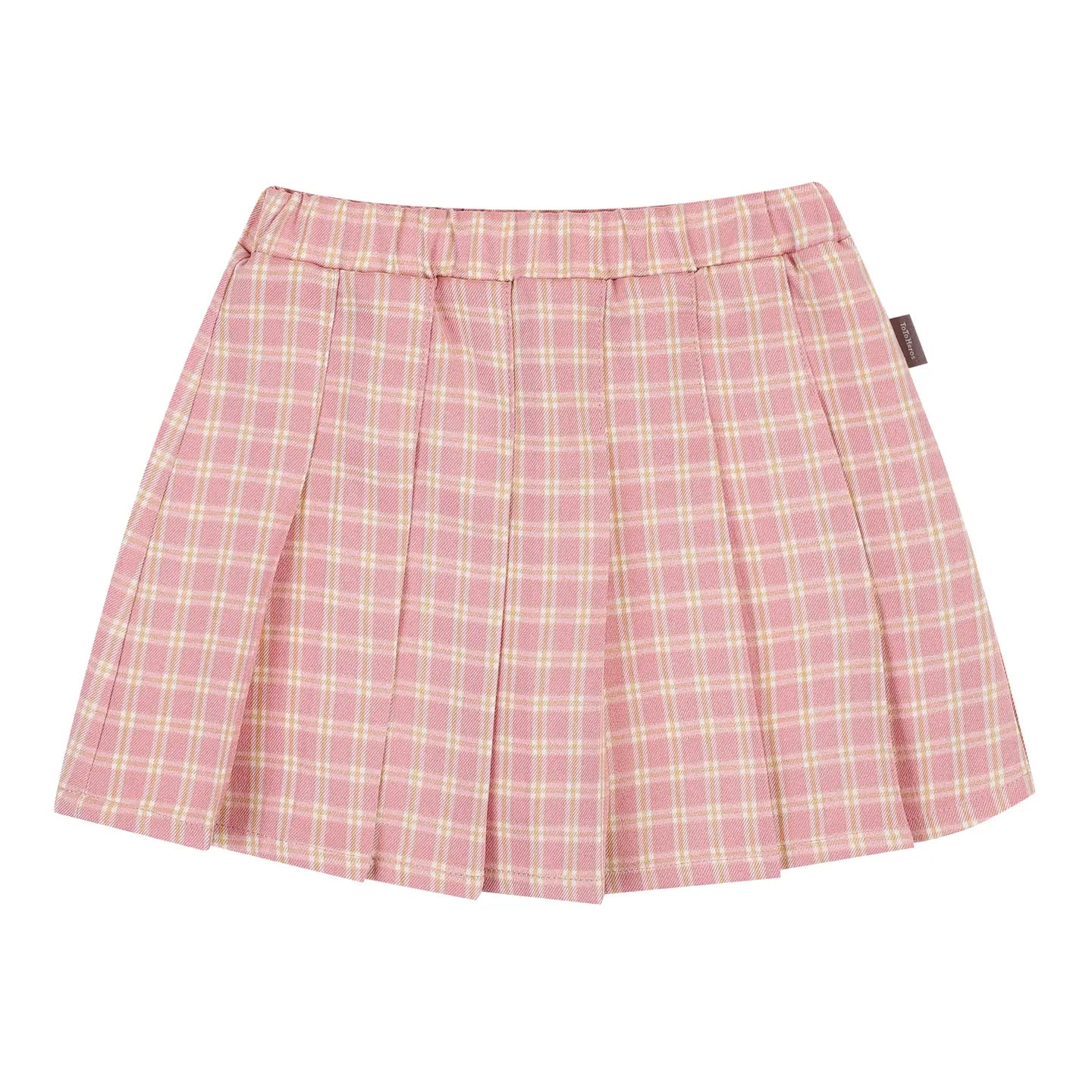 Cheerup Plaid Pleated Skirt