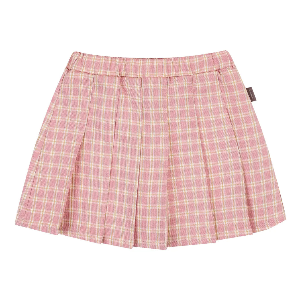 Cheerup Plaid Pleated Skirt