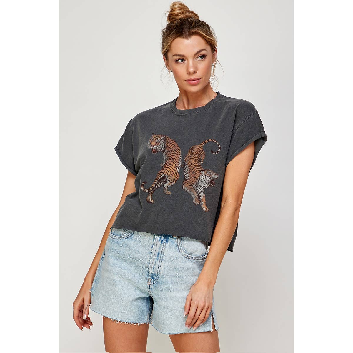 TWO TIGERS CROP TOP