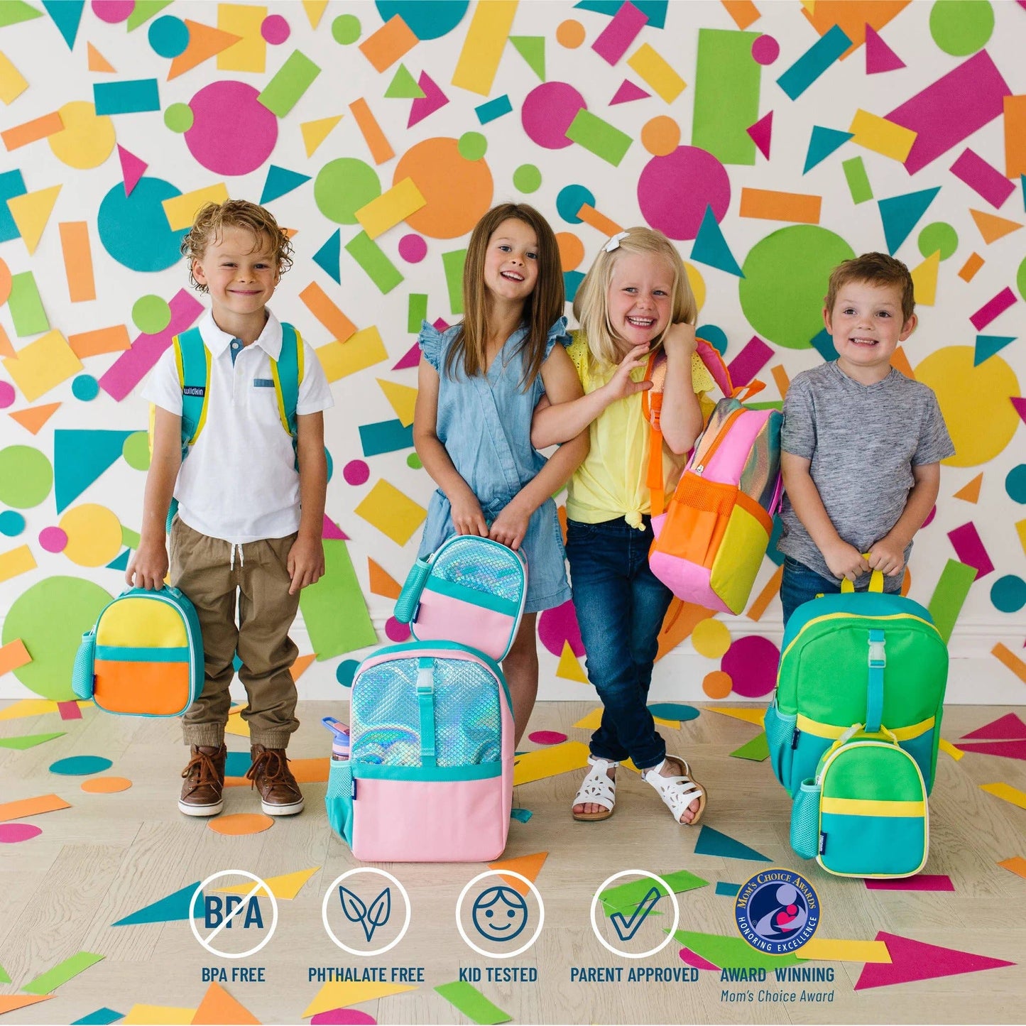 Orange Shimmer Pack It All Backpack