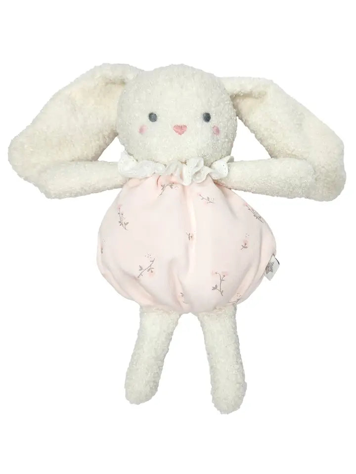 Boucle Bunny Cuddle/Rattle Toy
