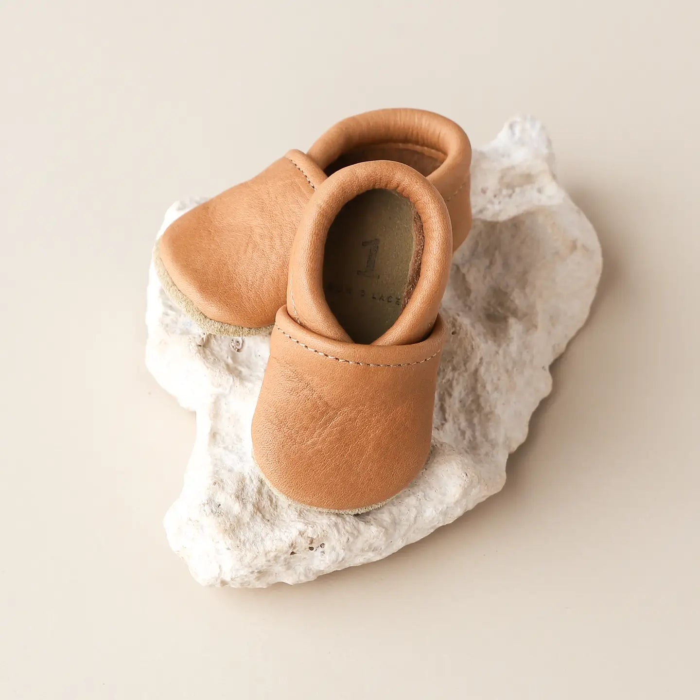 Baby Shoes in Caramel