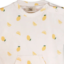 Load image into Gallery viewer, Lemon Kangaroo Pocket Baby Jumpsuit

