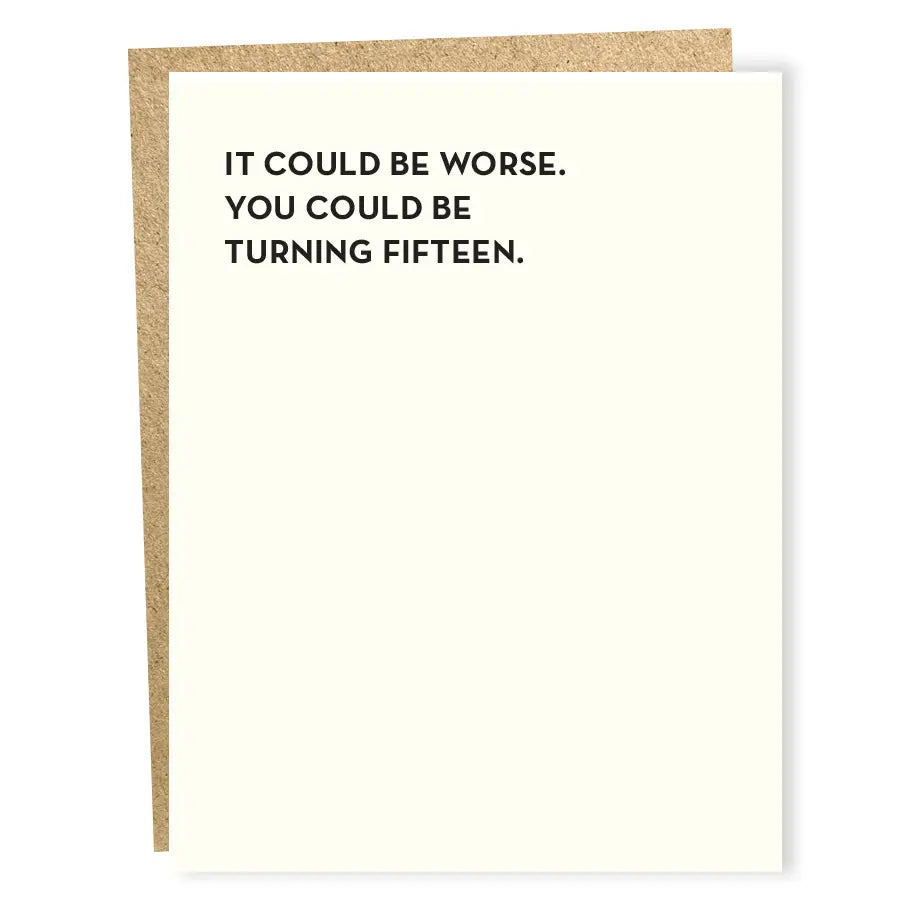 Turning 15 Card