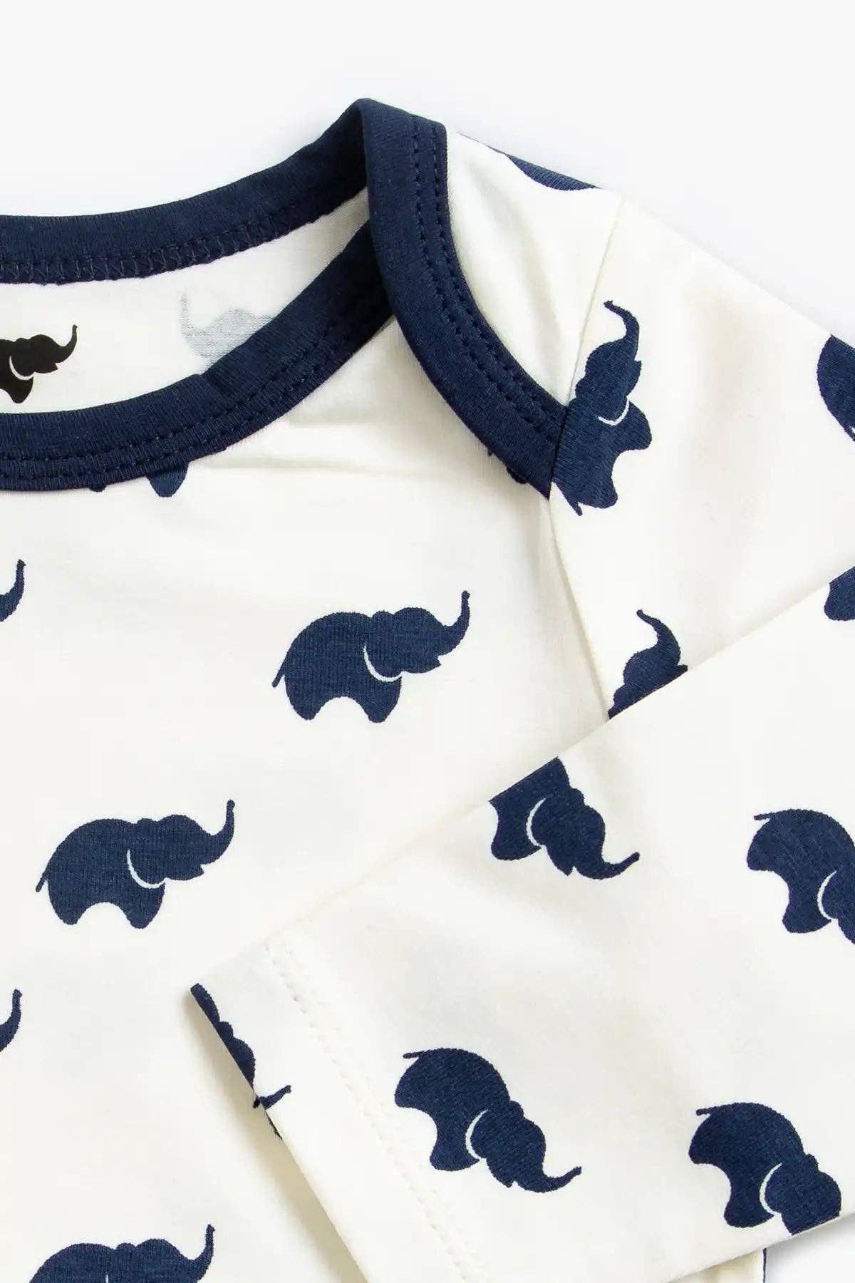Jack + Jill Bodysuit - Navy Elephant