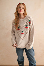 Load image into Gallery viewer, Cherry Popcorn Sweater
