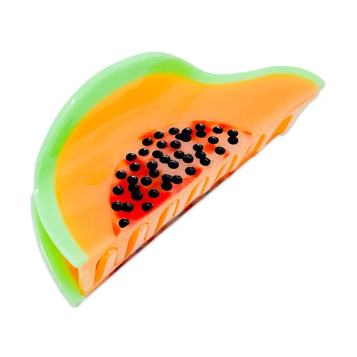 Large Papaya Hair Claw Clip