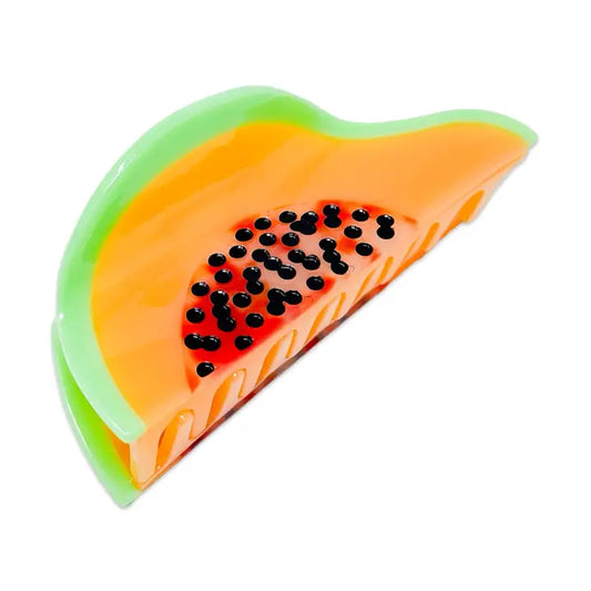 Large Papaya Hair Claw Clip