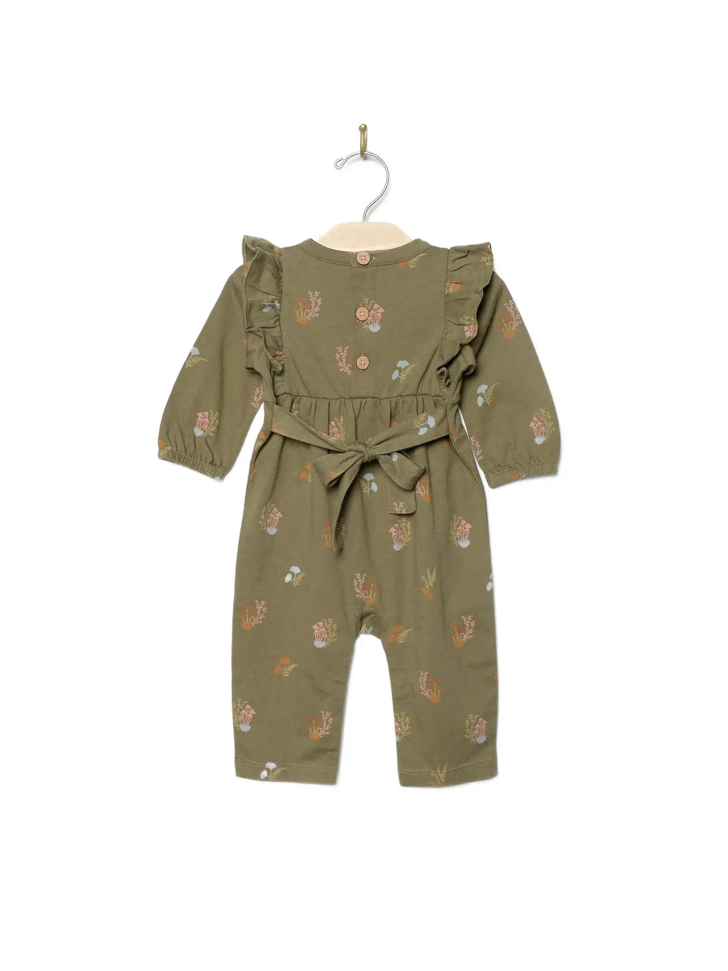 Long Flutter Romper- Lichen Mushrooms