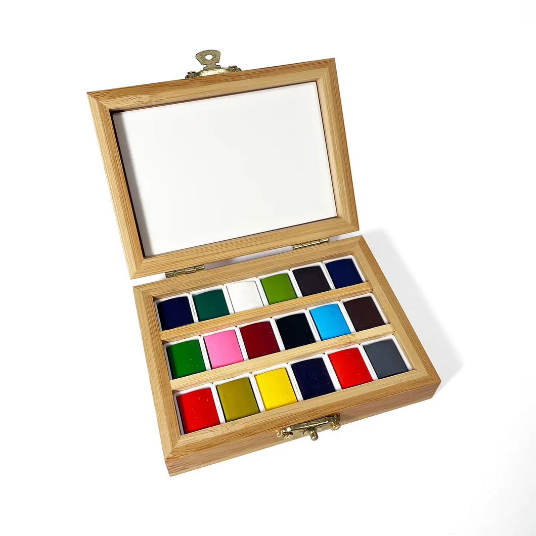 Elseware Watercolors - Bamboo Box Case