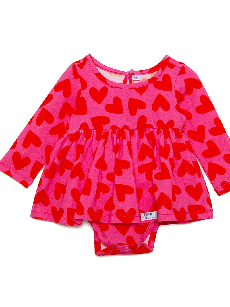 Valentine's Day Hearts Romper