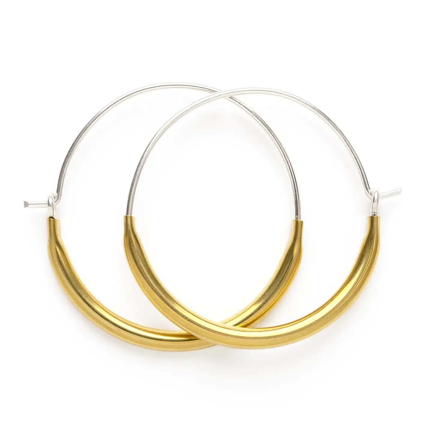Tube Hoops- Brass