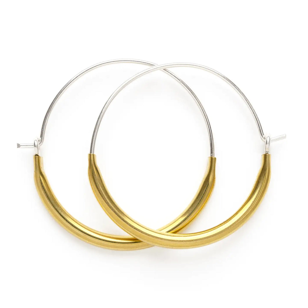 Tube Hoops- Brass