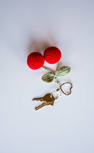 Load image into Gallery viewer, Cherry Keychain, Cherry Bag Charm
