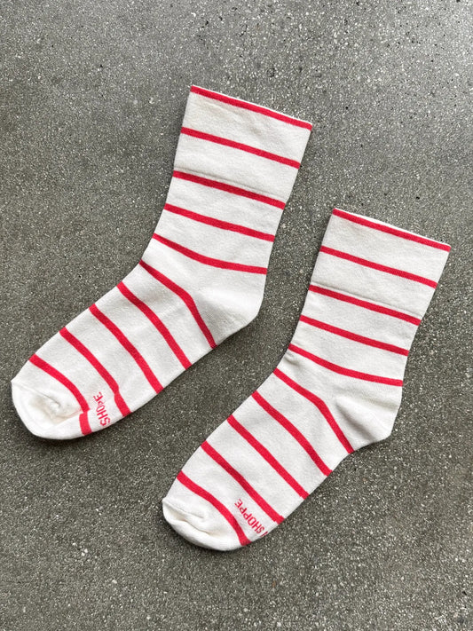 Wally Socks - Red Stripe