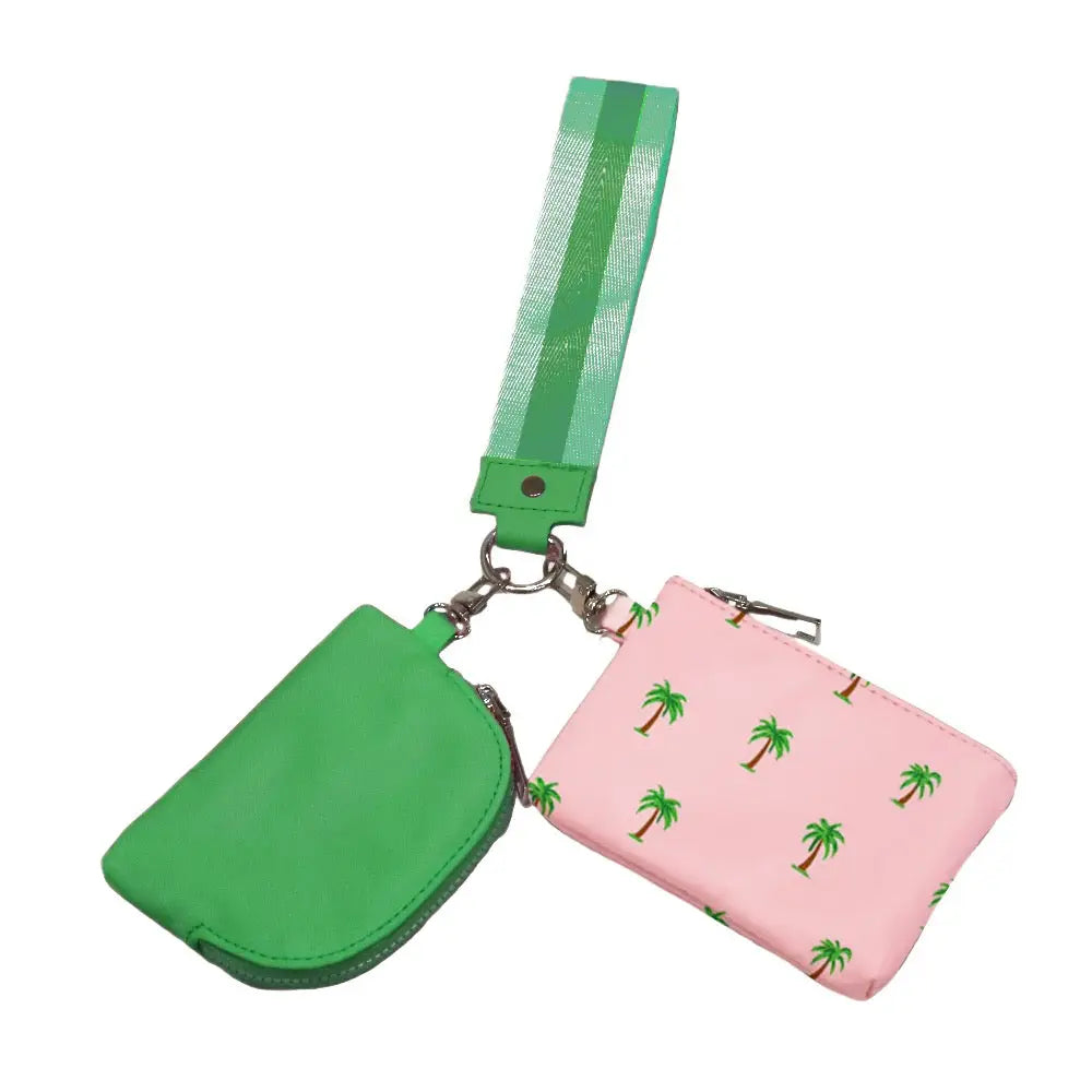 Summer Spritz Dual Pouch Wristlet - Several Colors