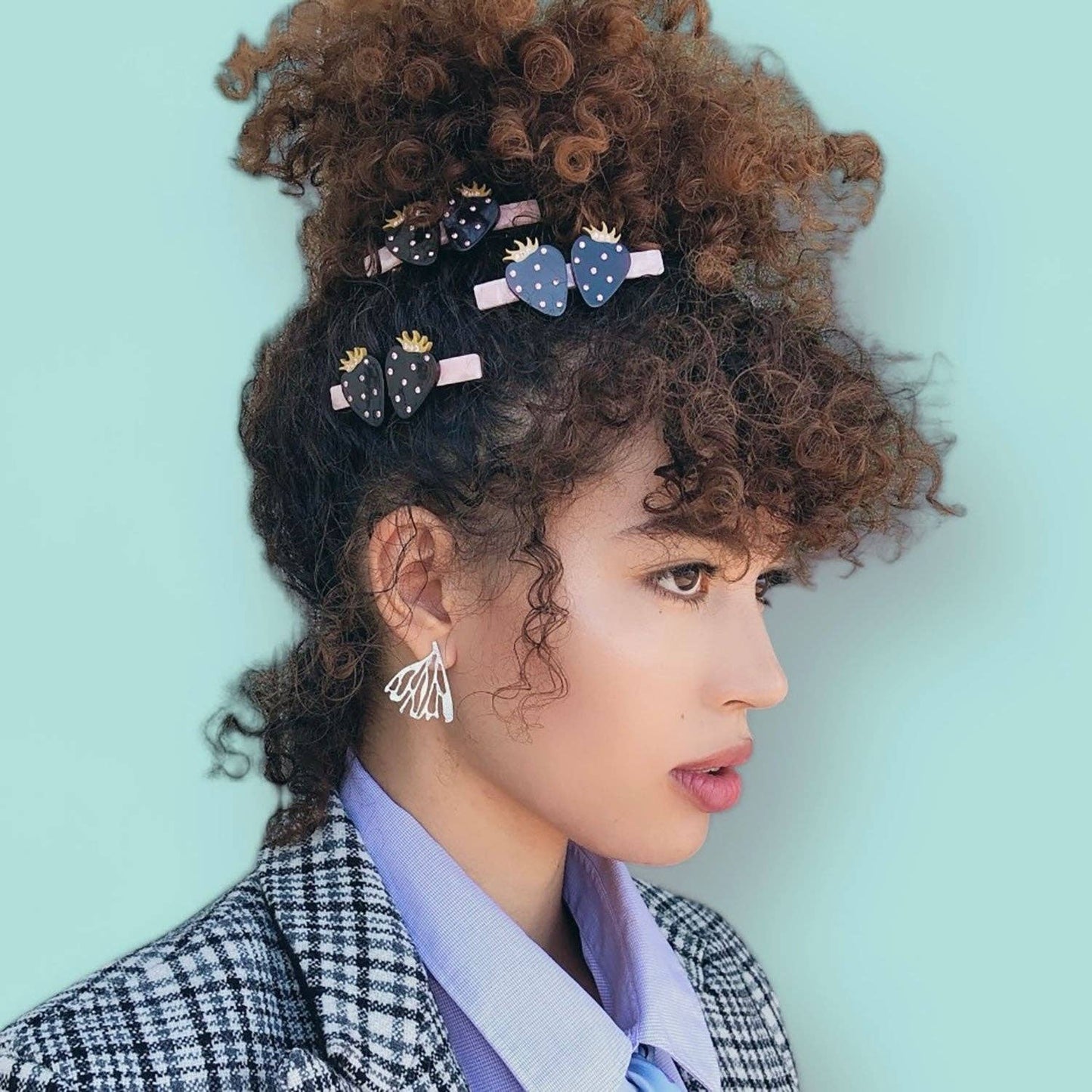 Strawberries Hair Barrette