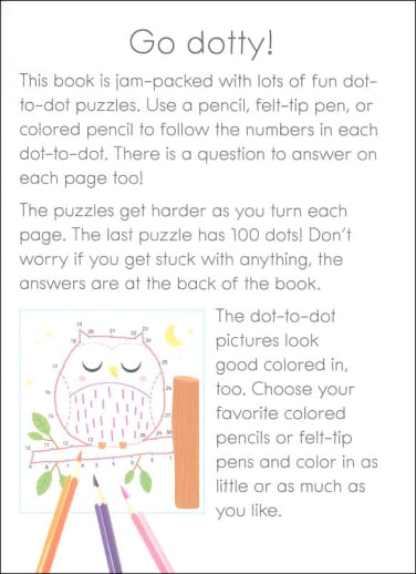 My First Dot-to-Dot -  A Connect the Dots Book for Kids With 50+ Puzzles