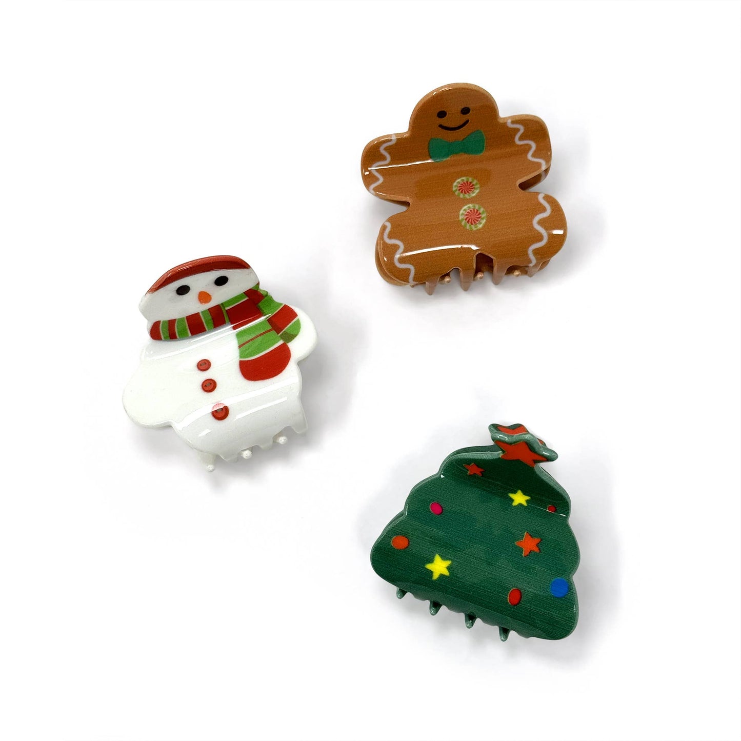 Christmas Hair Claw Clips  Festive & Fun Holiday Accessories