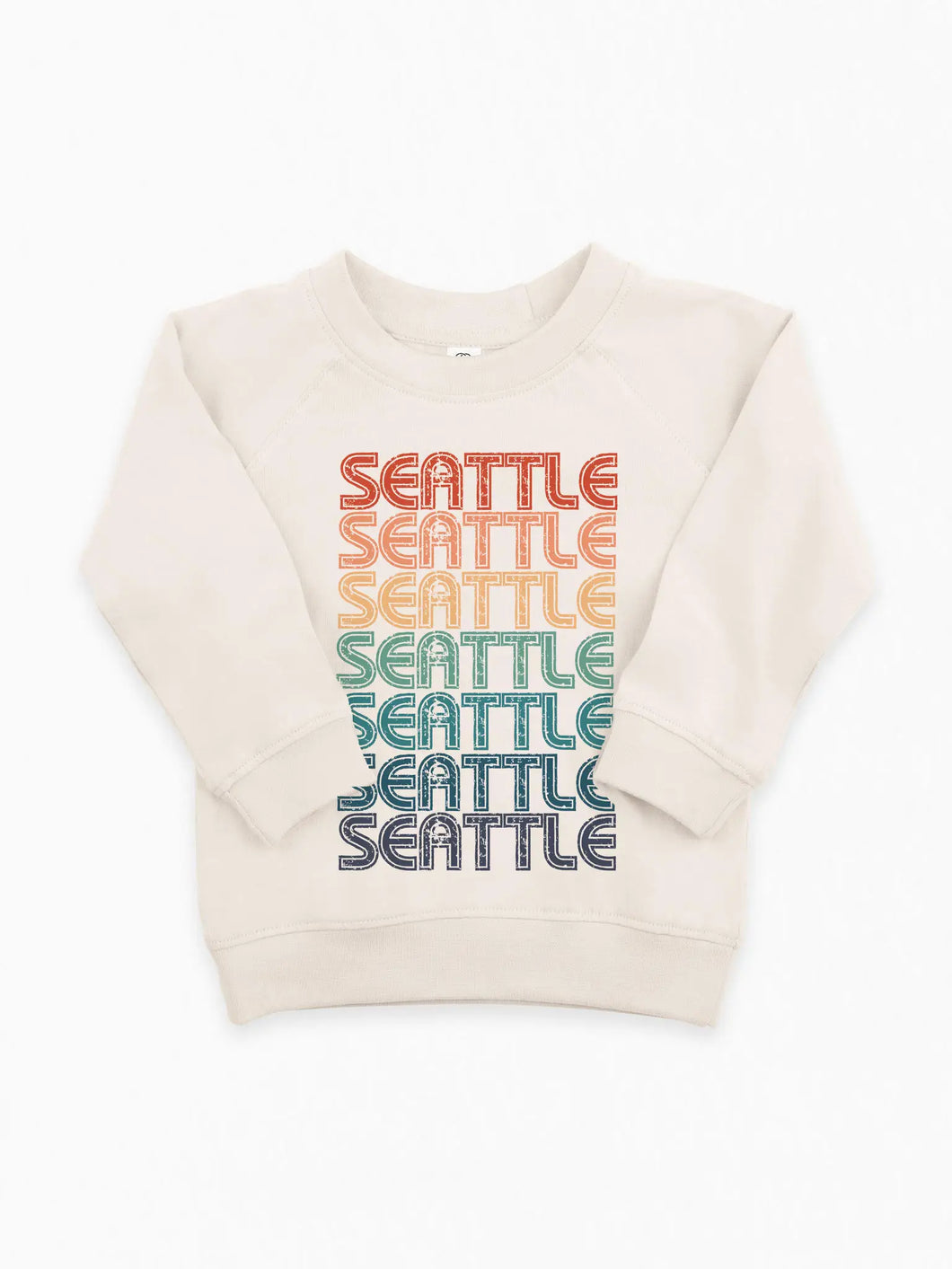 Retro Repeat Rainbow Pullover - Seattle
