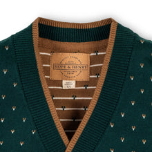 Load image into Gallery viewer, Organic Tipped Cardigan with Elbow Patches
