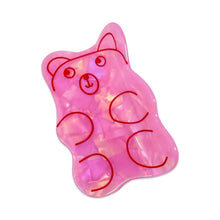 Load image into Gallery viewer, Large Pink Gummy Bear Hair Claw Clip
