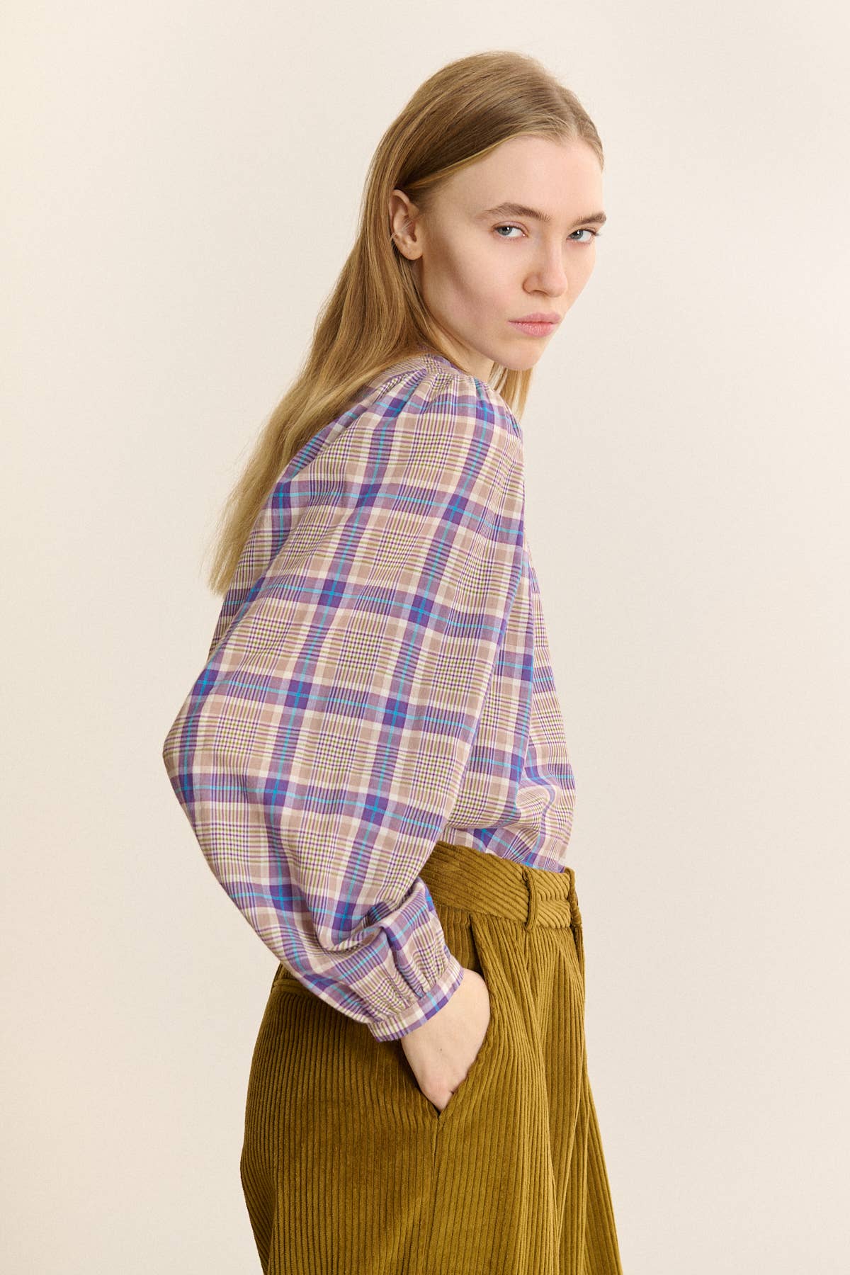 Checked Ketty Blouse