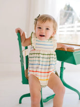 Load image into Gallery viewer, Amelia Romper in Primary Stripe
