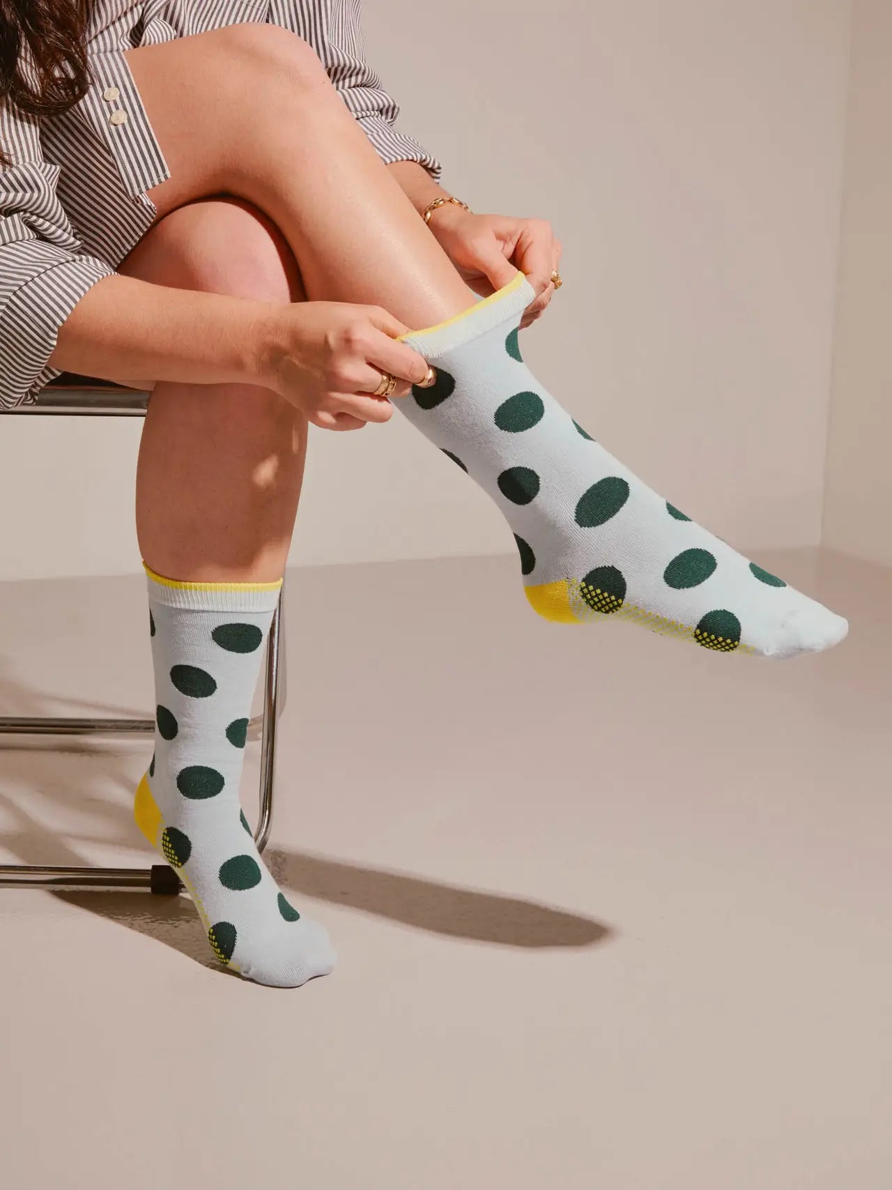 Big Dot Sock- Mist