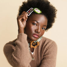 Load image into Gallery viewer, Strawberry Fields Crochet Hair Clips
