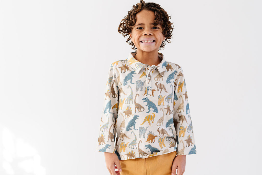 Dinosaur Beau Polo Shirt