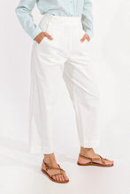 Load image into Gallery viewer, Ankle Length Wide Leg Pants - White
