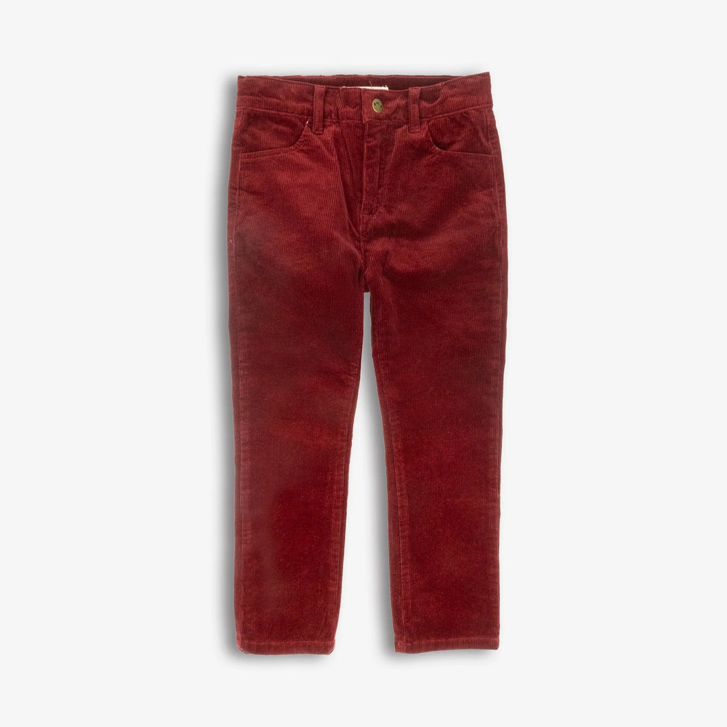 Slim Cords - Brick Red