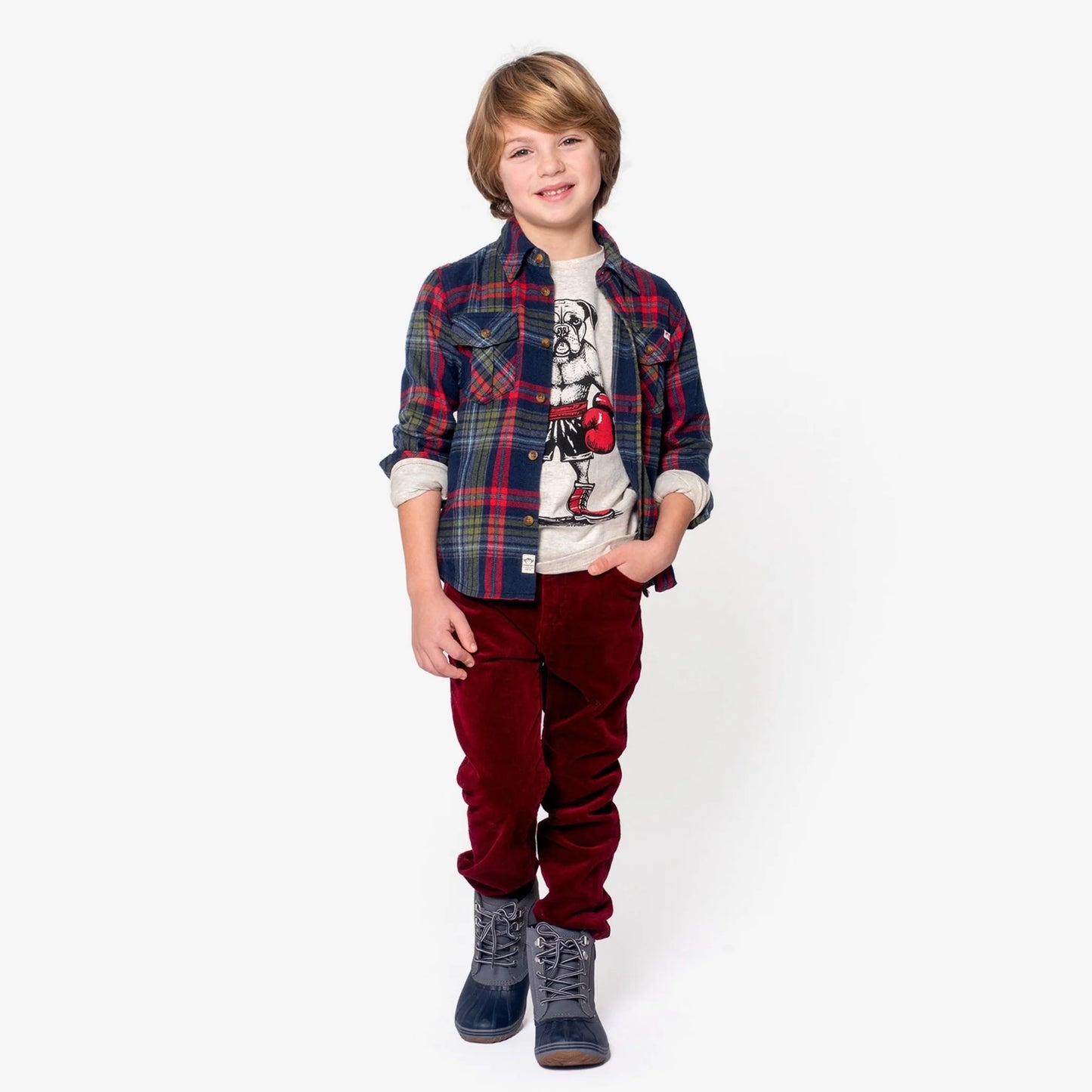 Slim Cords - Brick Red