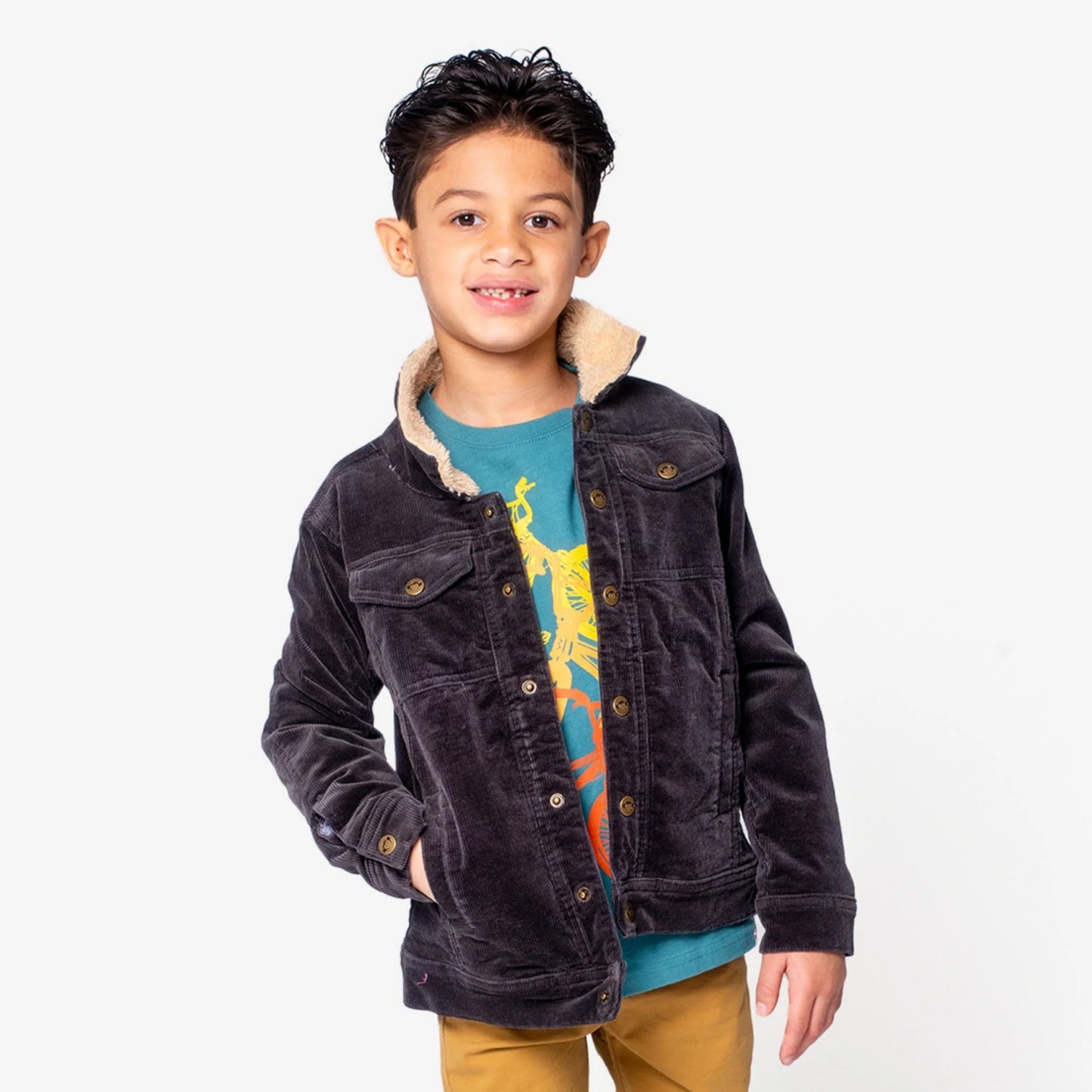 Heritage Cord Jacket - Vintage Black