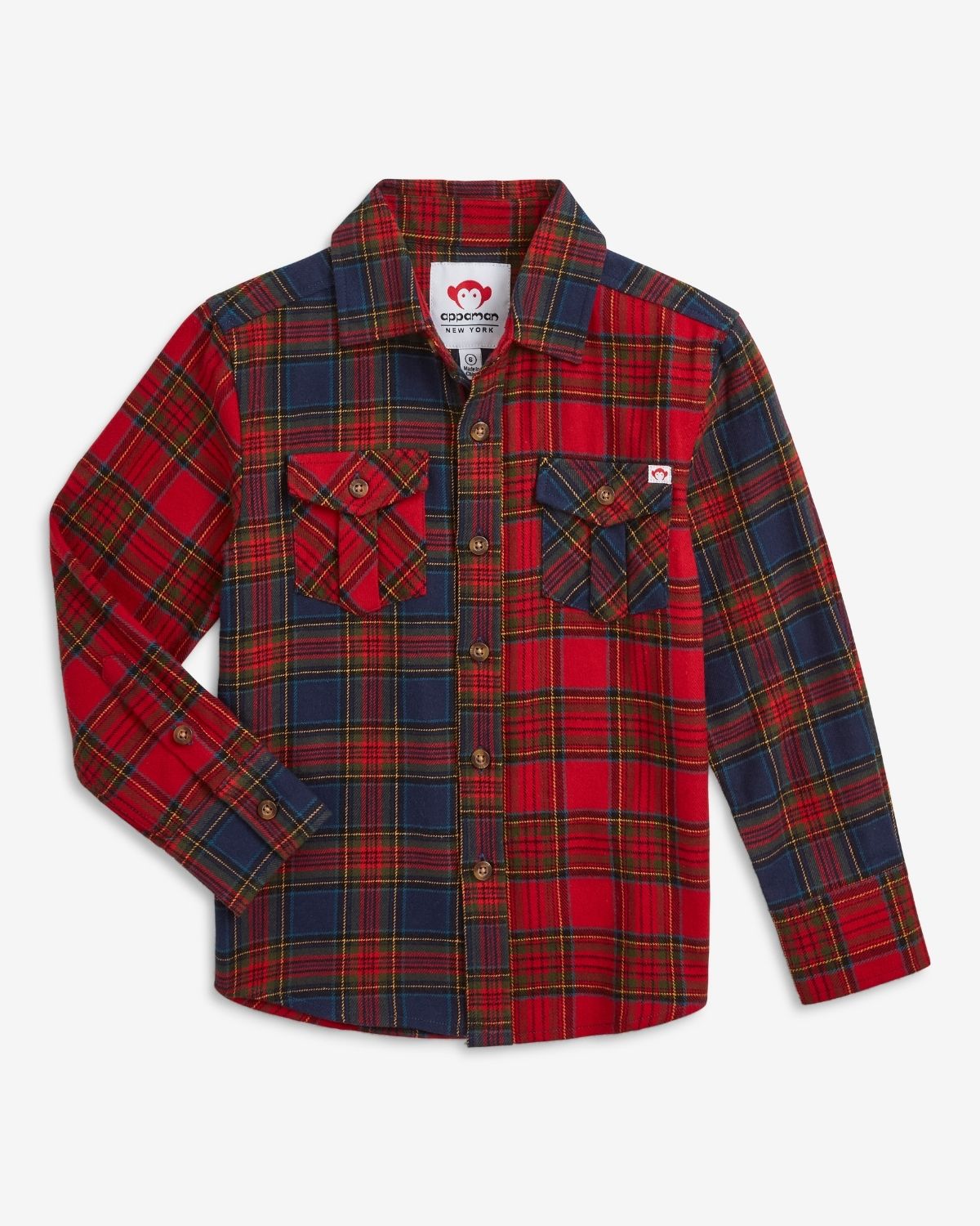Holiday Plaid Flannel Shirt
