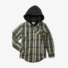 Load image into Gallery viewer, Glen Hooded Shirt - Woodland
