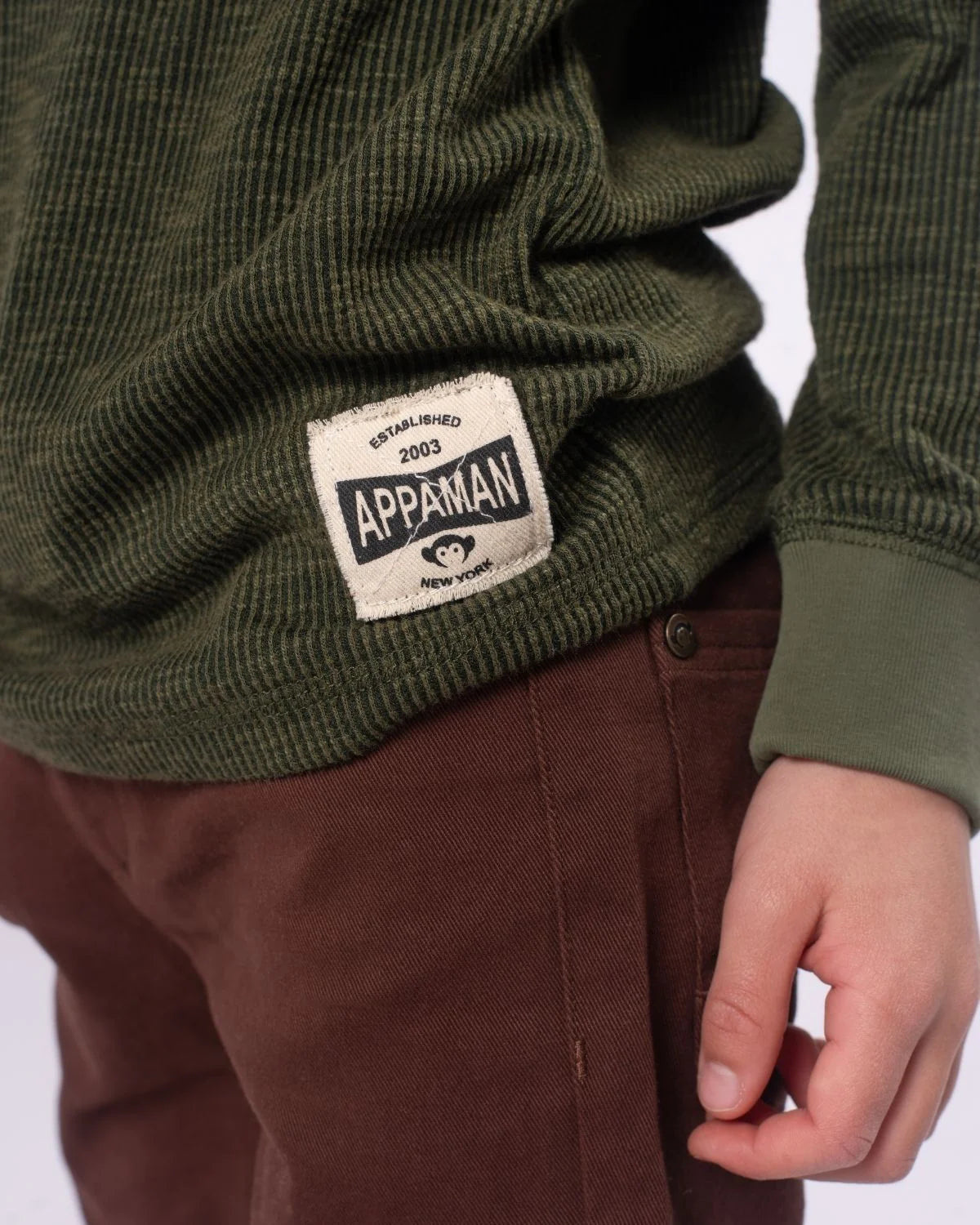Thermal Henley - Dark Olive