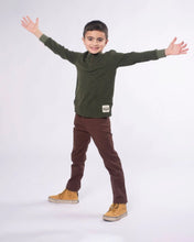 Load image into Gallery viewer, Thermal Henley - Dark Olive

