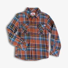 Load image into Gallery viewer, Flannel Shirt - Clay/Jewel Plaid
