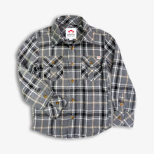 Load image into Gallery viewer, Flannel Shirt - Greige Plaid
