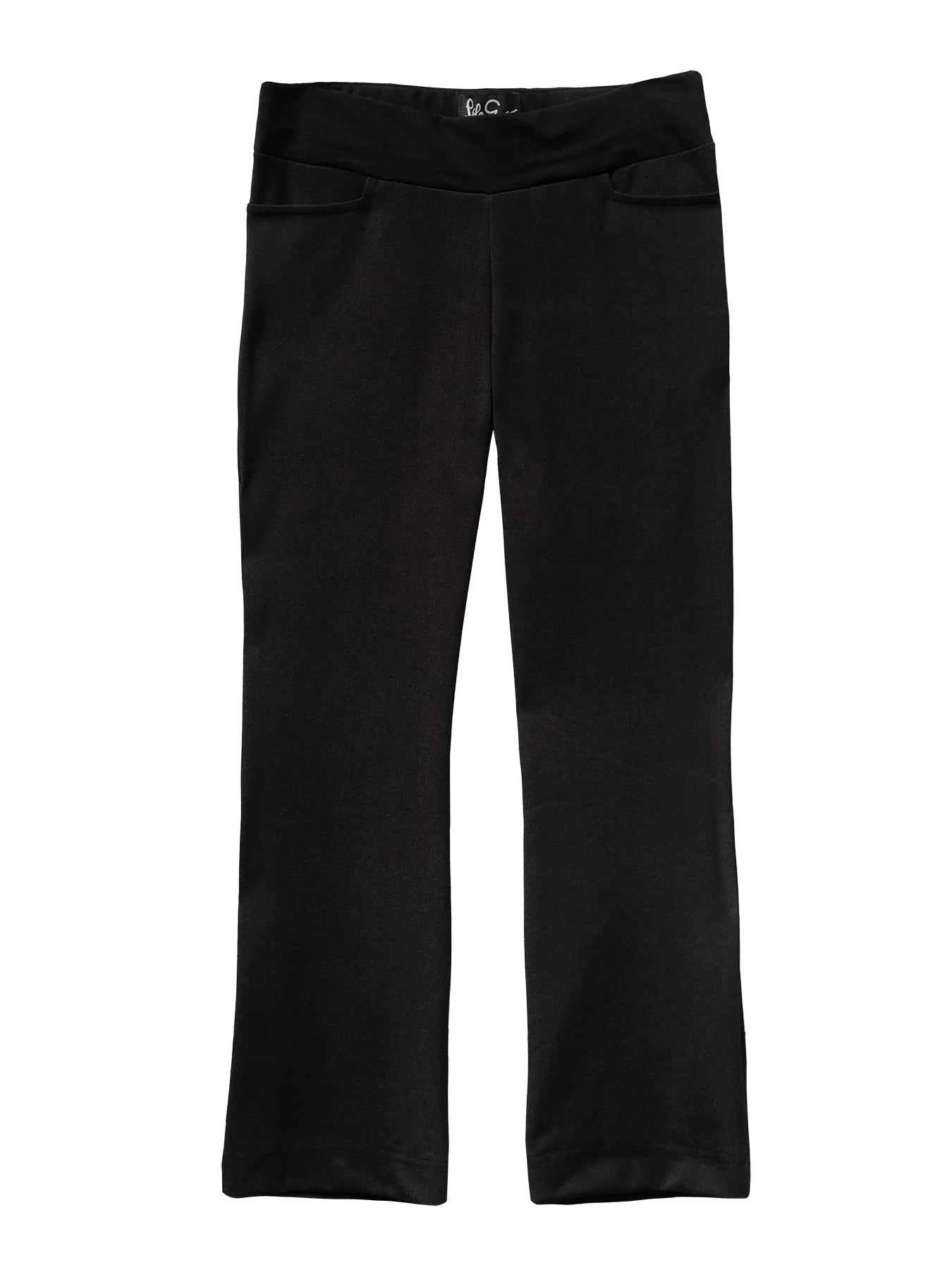 Audrey Pant Black Solid Knit