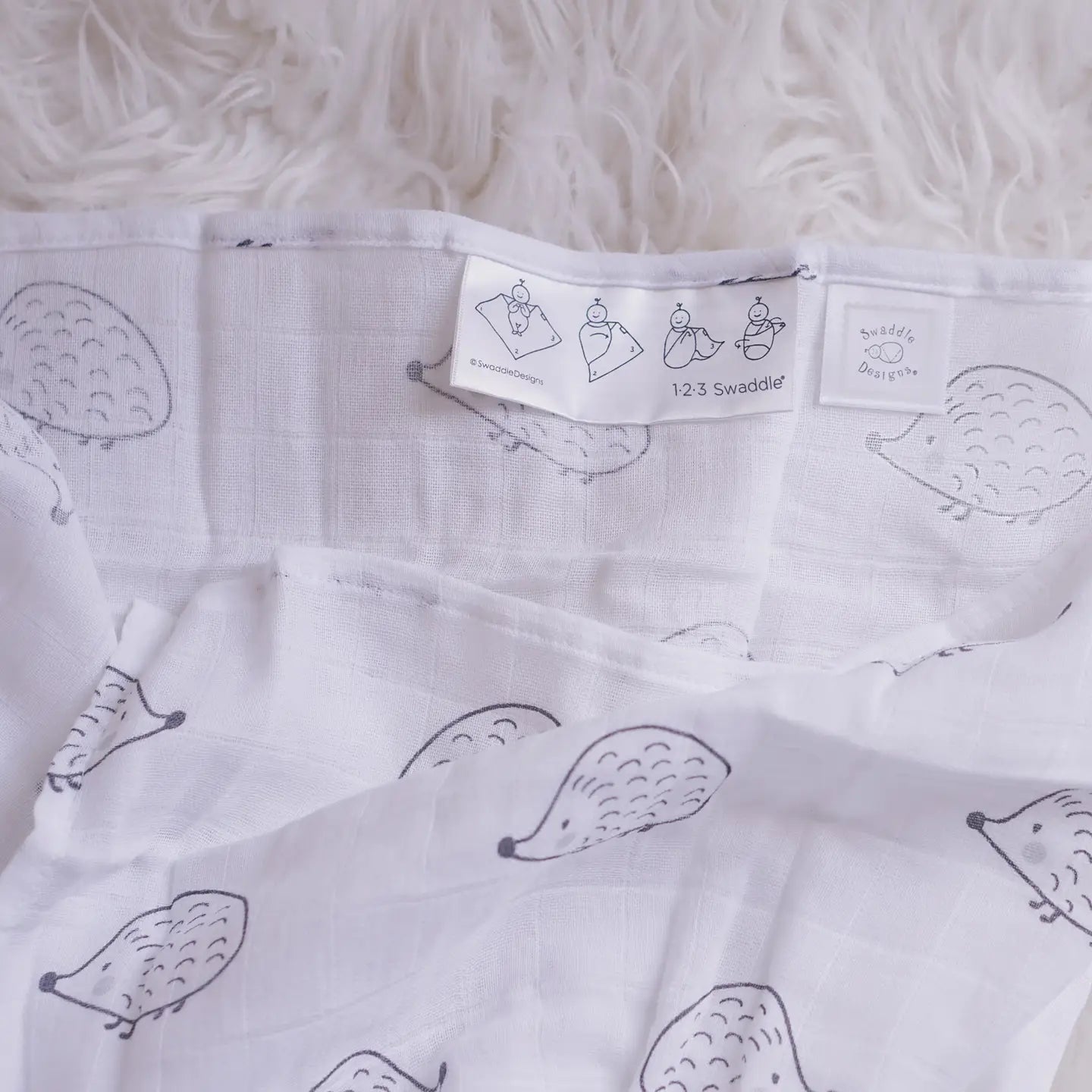 Hedgehog Swaddle Blanket