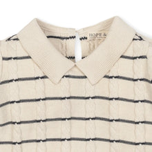 Load image into Gallery viewer, Organic Peter Pan Collar Sweater Dress
