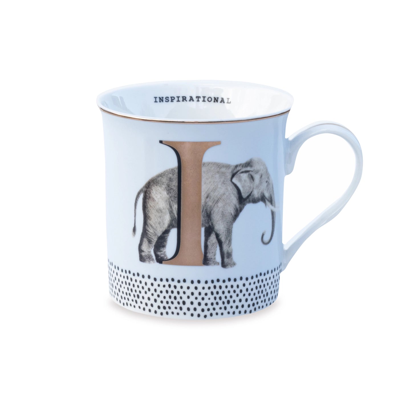 Yvonne Ellen the Gold Edition Alphabet Mugs