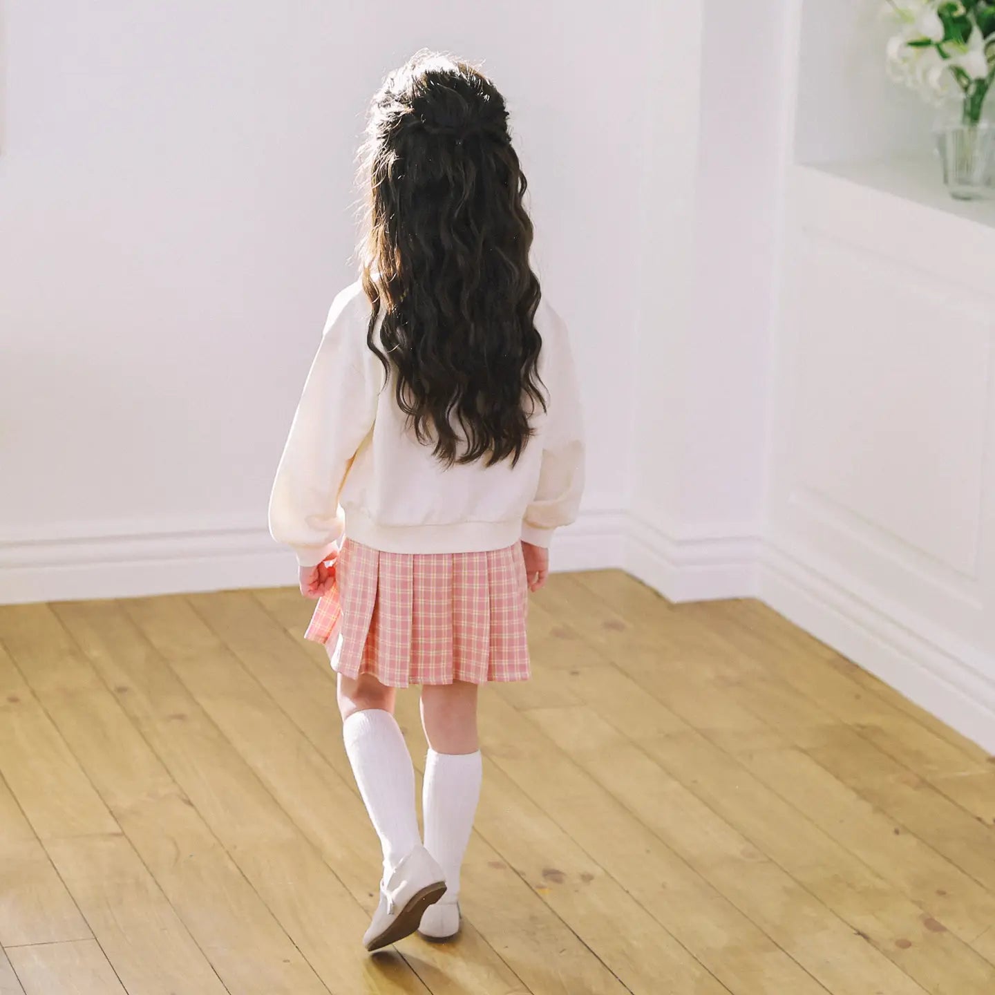 Cheerup Plaid Pleated Skirt