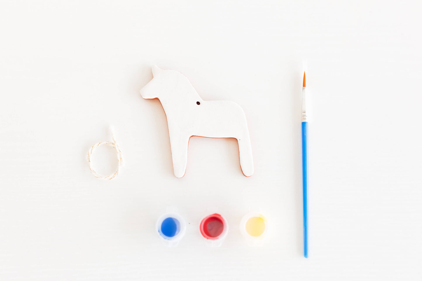 DIY Ceramic Ornament Kit – Dala Horse