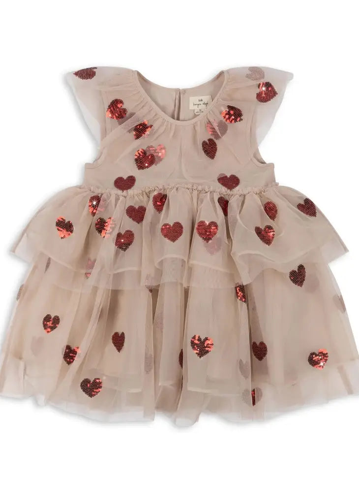 Yvonne Fairy Sequin Heart Tutu Dress