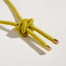 Load image into Gallery viewer, Lanyard Knot Textile Necklace
